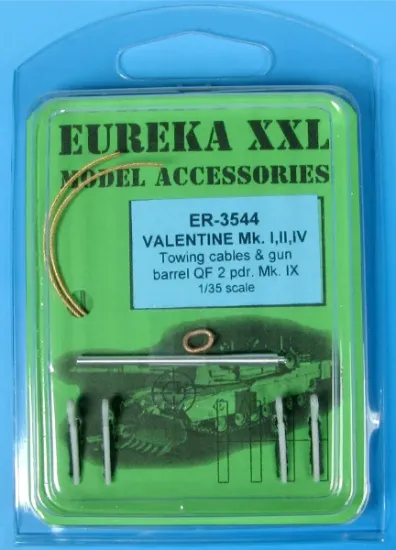 Picture of 1/35 Towing cable for Valentine I, II, IV, VI & VII tanks - Eureka XXL ER-3544
