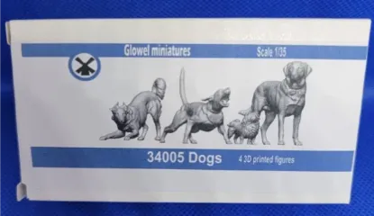 Picture of 1/35 Dogs - Glowel Miniatures 34005