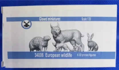 Picture of 1/35 European wildlife - Glowel Miniatures 34006