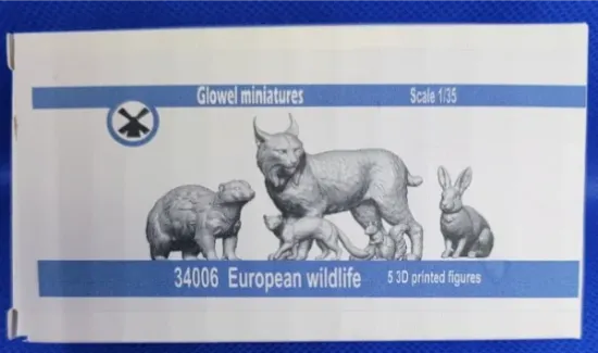 Picture of 1/35 European wildlife - Glowel Miniatures 34006