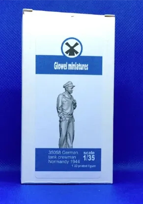 Picture of 1/35 German tank crewman Normandy 1944 - Glowel Miniatures 35058
