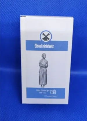 Picture of 1/35 Civilian girl WW 2 era - Glowel Miniatures 35064