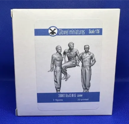 Picture of 1/35 StuG III G crew - Glowel Miniatures 35065
