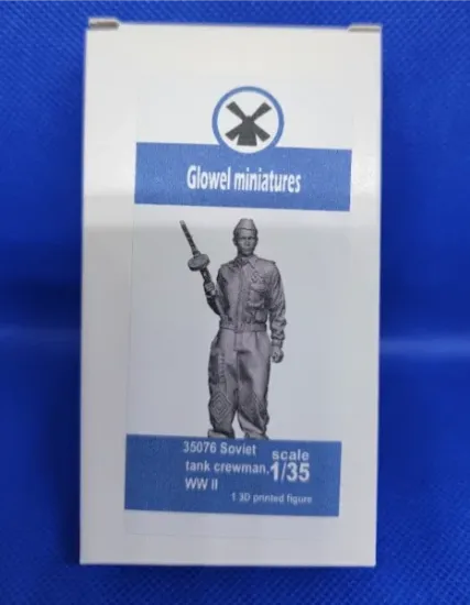 Picture of 1/35 Soviet tank crewman, WW II - Glowel Miniatures 35076
