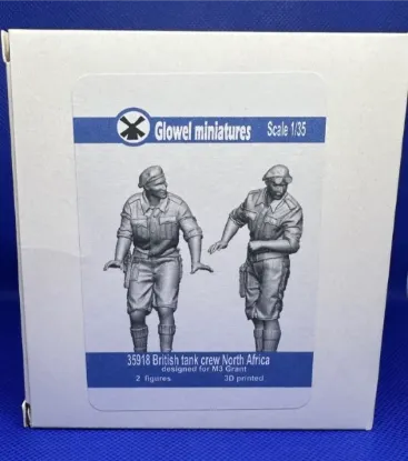 Picture of 1/35 British tank crew North Africa - Glowel Miniatures 35918