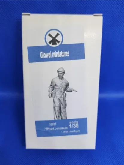 Picture of 1/35 7TP tank commander - Glowel Miniatures 35933