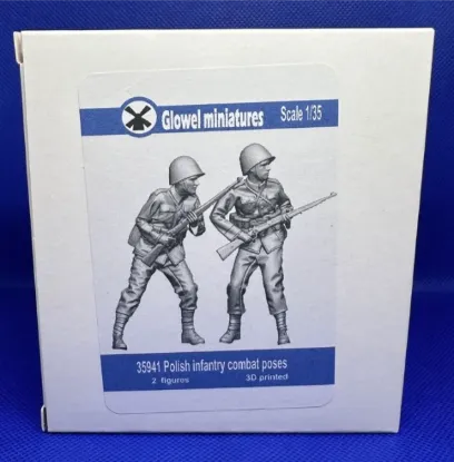 Picture of 1/35 Polish infantry combat poses - Glowel Miniatures 35941