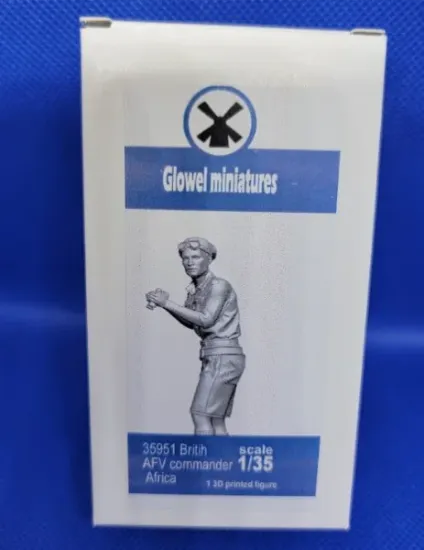Picture of 1/35 Britih AFV commander Africa - Glowel Miniatures 35951