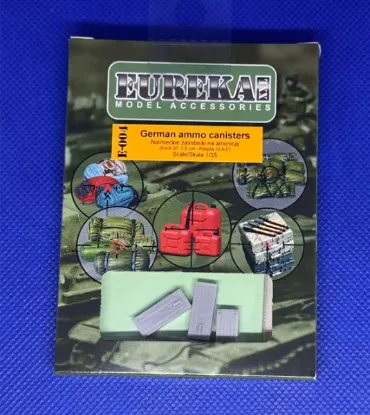 Picture of 1/35 Metal ammo cannister for 7.5 cm Kw.K.37/Stu.K.37 L/24 guns. (Panzer IV A-F) - Eureka XXL E-004