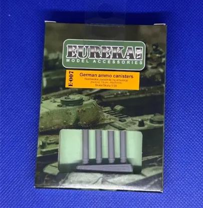 Picture of 1/35 Metal ammo cannister for 7.5 cm Kw.K.42  (Panzer V Panther) - Eureka XXL E-007