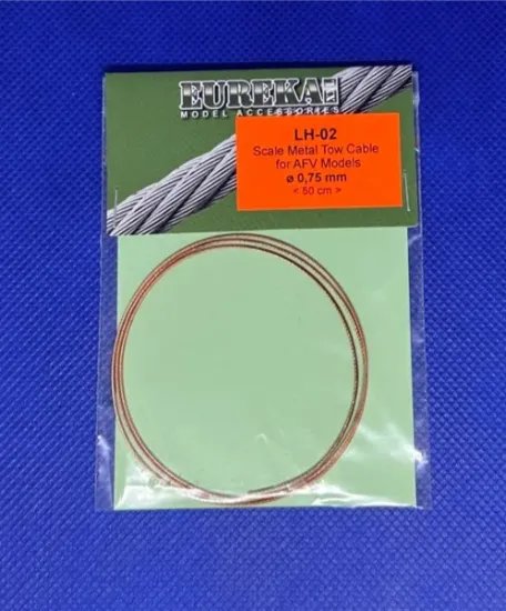 Picture of 1/35 0.75mm Metal wire rope for AFV Kits - Eureka XXL LH-02