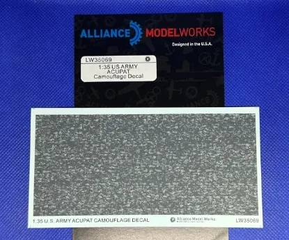 Picture of 1/35 US ARMY ACUPAT Camouflage Decal  - Alliance Model Works LW35069
