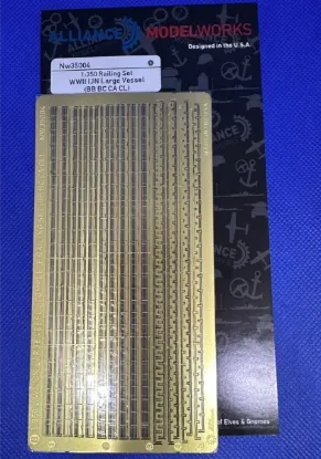 Picture of 1/350 Ship railing set WWII IJN large vessels (BB BC CA CL) - Alliance Model Works NW35004
