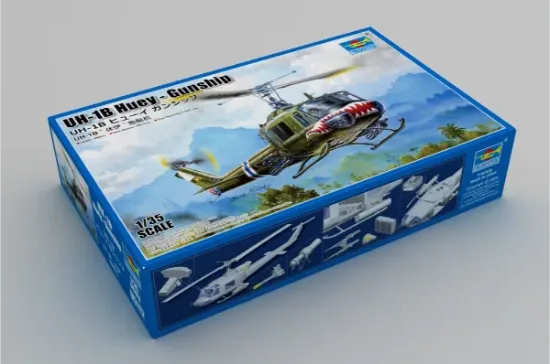Picture of 1/35. UH-1B Huey - Gunship - TRUMPETER 05112