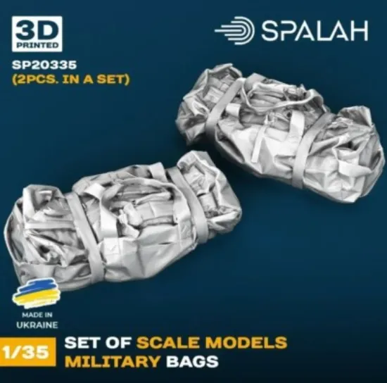 Picture of 1/35 Set of scale models "Military bags". - Spalah Models SP20335