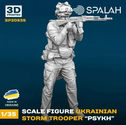 Picture of 1/35  Figure "Ukranian storm trooper "Psykh". - Spalah Models SP20535