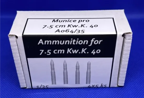 Picture of I/35 Ammunition for 7,5 cm Kw.K 40 - Firma49 A064/35