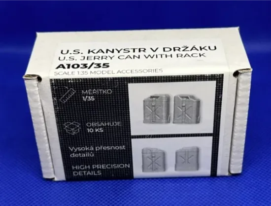 Picture of I/35 20L Jerry Can – USA with Rack - Firma49 A103/35