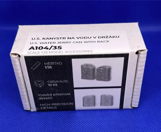 Picture of I/35 20L Water Jerry Can – USA with Rack - Firma49 A104/35