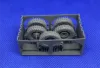 Picture of I/35 Wheels for Schwimmwagen „wide“ (underinflated) - Firma49 T071/35