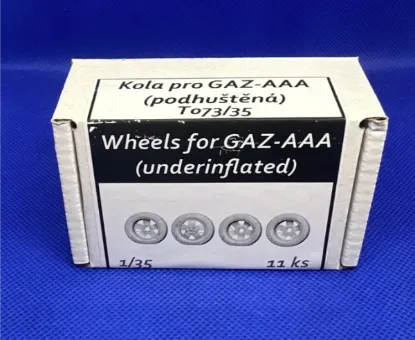 Picture of I/35 Wheels for GAZ-AAA (Deflated) - Firma49 T073/35