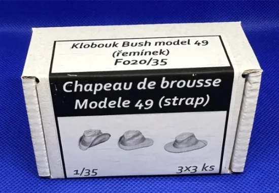 Picture of 1/35 Chapeau de brousse Modele 49 (strap) - Firma49 F020/35