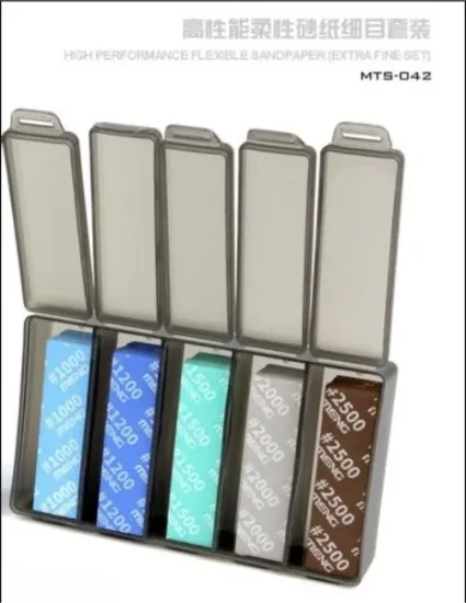 Picture of High Performance Flexible Sandpaper Sanding Stick Set (Extra Fine) - Meng Model MTS-042