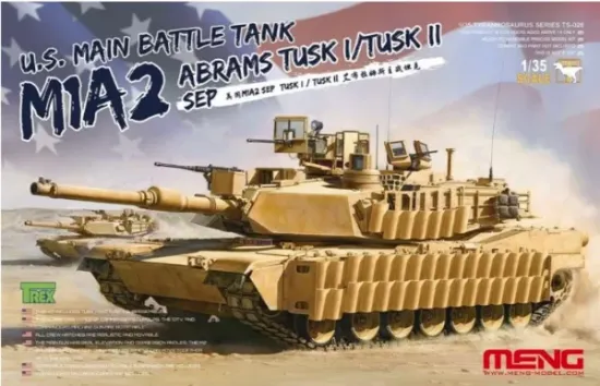 Picture of 1/35 U.S. Main Battle Tank M1A2 Abrams TUSK I/TUSK II SEP - Meng Model TS-026