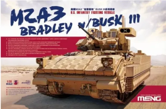 Picture of 1/35 M2A3 Bradley w/BUSK III. U.S. Infantry Fighting Vehicle - Meng Model SS-004