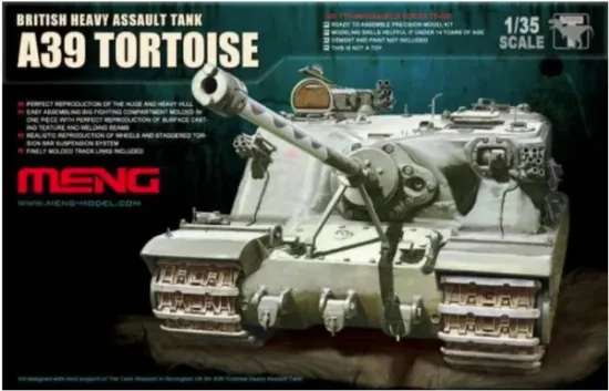 Picture of 1/35 British A39 Tortoise Heavy Assault Tank - Meng Model TS-002