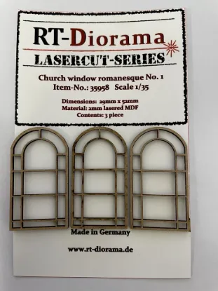 Picture of 1/35 Church windows romanesque No.1 - RT Diorama 35958