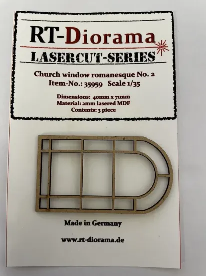 Picture of 1/35 Church windows romanesque No.2 - RT Diorama 35959