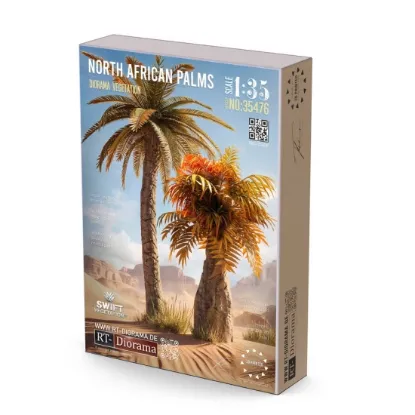 Picture of 1/35 North African Palms Set [Swift Vegetation] - RT Diorama 35476