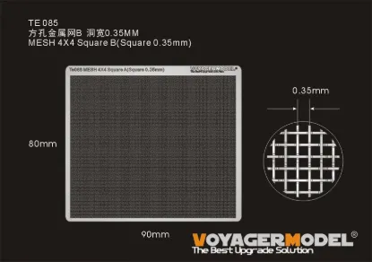 Picture of 1/35 Mesh 4×4 Square B – 0.35mm Square (Universal) - Voyager Model TE085