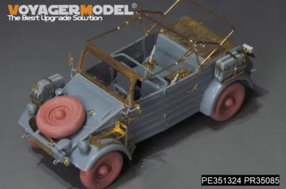 Picture of 1/35 WWII German Kübelwagen Type 82 Africa Version Basic Upgrade Set (Dragon) - Voyager Model PE351324
