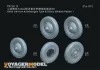 Picture of 1/35 WWII German Kübelwagen Type 82 Early Wheels Pattern 1 (Universal) - Voyager Model PR35116