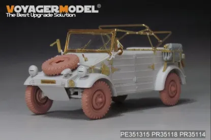 Picture of 1/35 WWII German Kübelwagen Type 82 Standard Wheels Pattern 3 (Universal) - Voyager Model PR35118