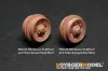 Picture of 1/35 WWII German Pz.Kpfw.III Early Production Damaged Road Wheels (Universal) - Voyager Model PR35153