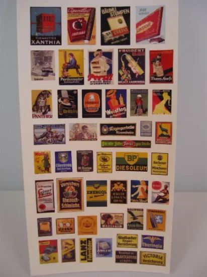 Picture of 1/35 Enamel German Advertising Signs Set - Reality in Scale 35009