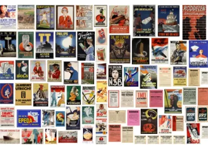 Picture of 1/35 Mixed Commercial & Political Posters WWII Era – The Netherlands - Reality in Scale 35028