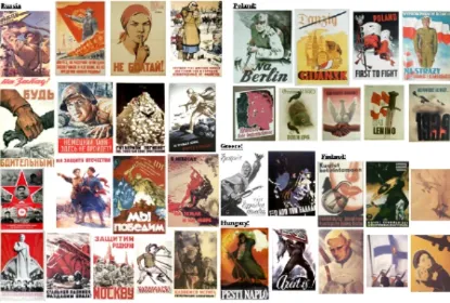 Picture of 1/35 Political Posters WWII Era – Russia, Poland, Greece, Finland & Hungary - Reality in Scale 35029