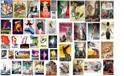 Picture of 1/35 Mixed Commercial & Political Posters WWII Era – Italy - Reality in Scale 35030