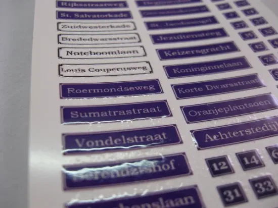 Picture of 1/35 Enamel Street Signs – The Netherlands Set - Reality in Scale 35045