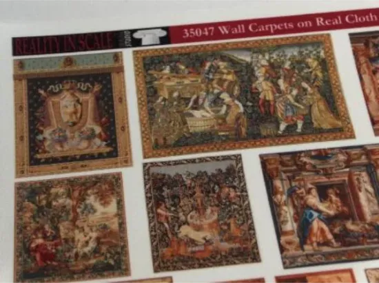 Picture of 1/35 Wall Carpets on Real Cloth - Reality in Scale 35047