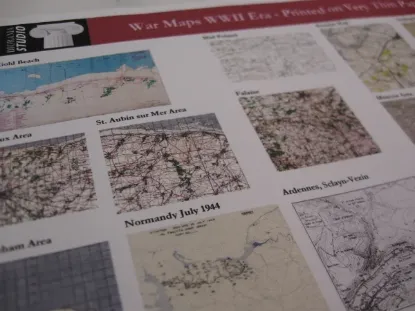 Picture of 1/35 War Maps WWII – Printed on Ultra-Thin 50gsm Paper - Reality in Scale 35049