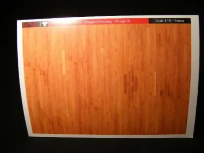 Picture of 1/35 Parquet Flooring Design B – Sheet A5 - Reality in Scale 35119