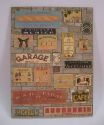 Picture of 1/35 Business Signs on Real Wood – France - Reality in Scale 35131