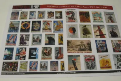 Picture of 1/35 Mixed Commercial & Political Posters WWII Era – Poland - Reality in Scale 35201