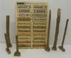 Picture of 1/35 Wooden Signs WWII Germany Set 1 – 22 Signs and 6 Resin Poles - Reality in Scale 35227