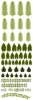 Picture of 1/35 Jungle Plants Set 4 – 4 Different Plants with Resin Parts and Polyurethane Leaves - Reality in Scale PLA04